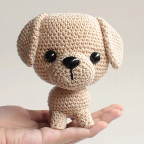 Patrón amigurumi de Perrito Golden