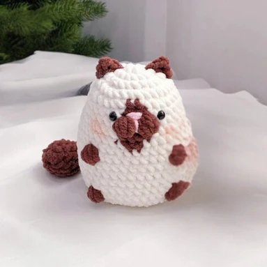 Patrón amigurumi de Gatito Siames